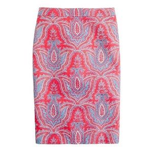 J. Crew No.2 Pencil Skirt in Raj Paisley